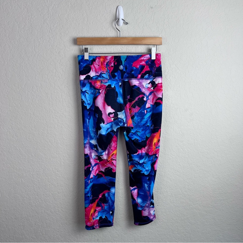 Athleta High Rise Superimpose Chaturanga Capri Crop Leggings - Picture 9 of 11